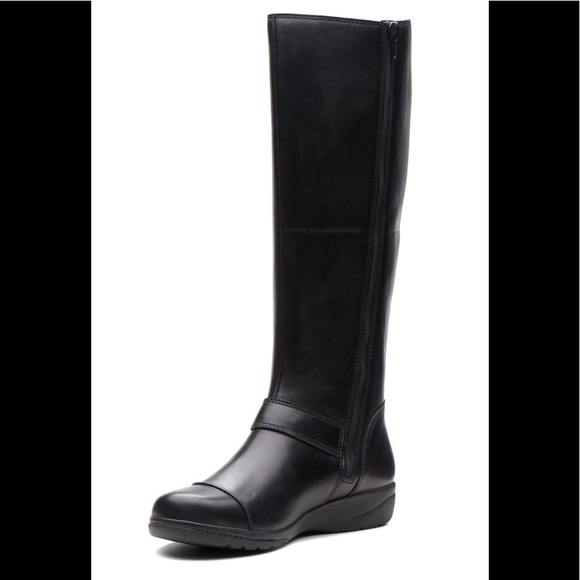 Clarks Cheyn Meryl Knee High Boots Size 